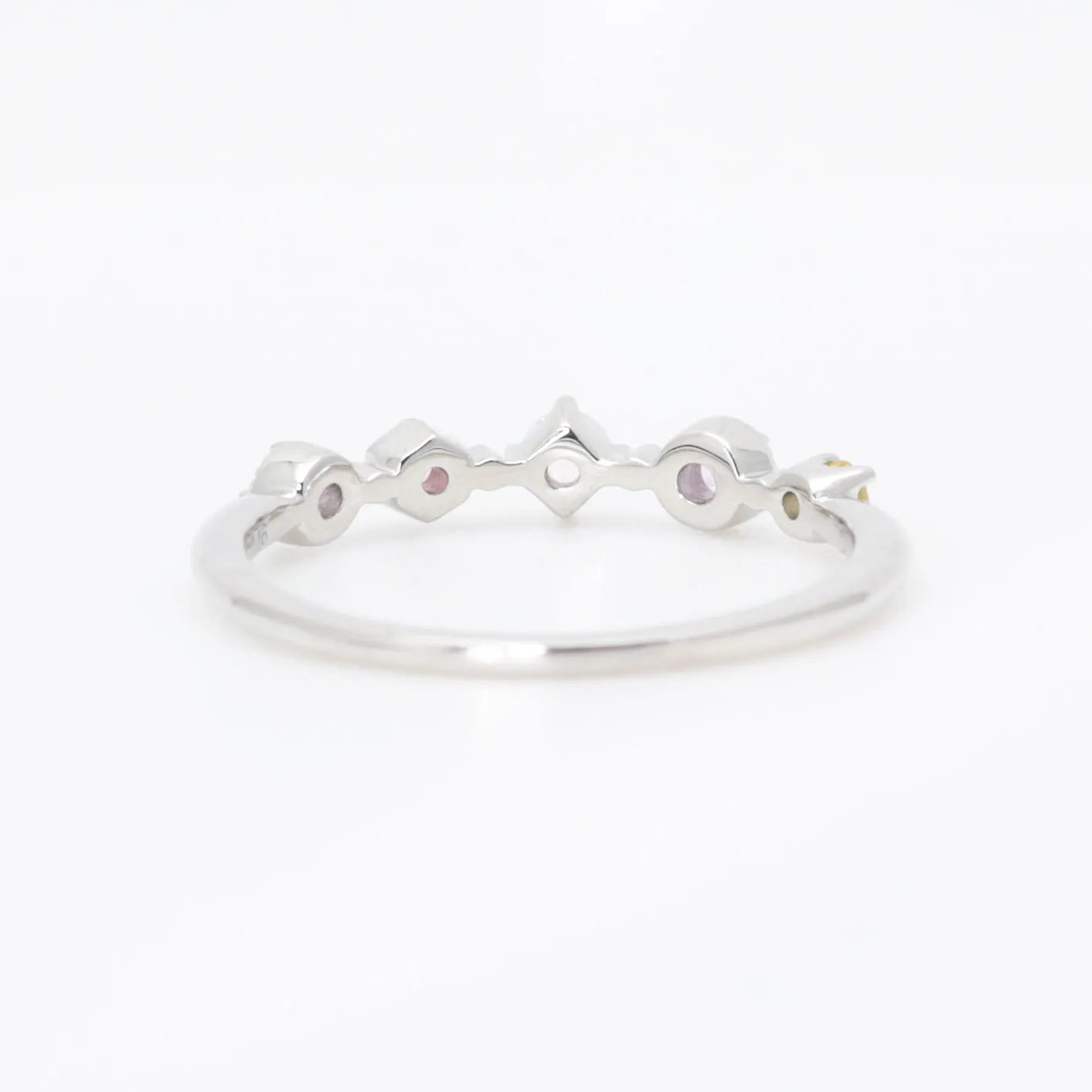 マルチカラー プラチナリング(暖色系)《WRGX4313》