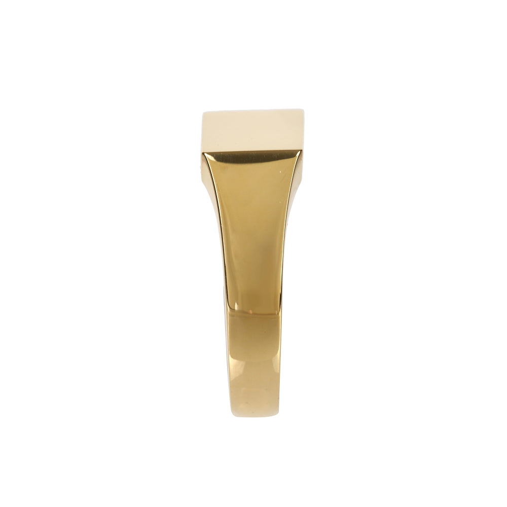 K18リング(15~24号/ユニセックス/シグネット/スクエア)《WRGY4118》