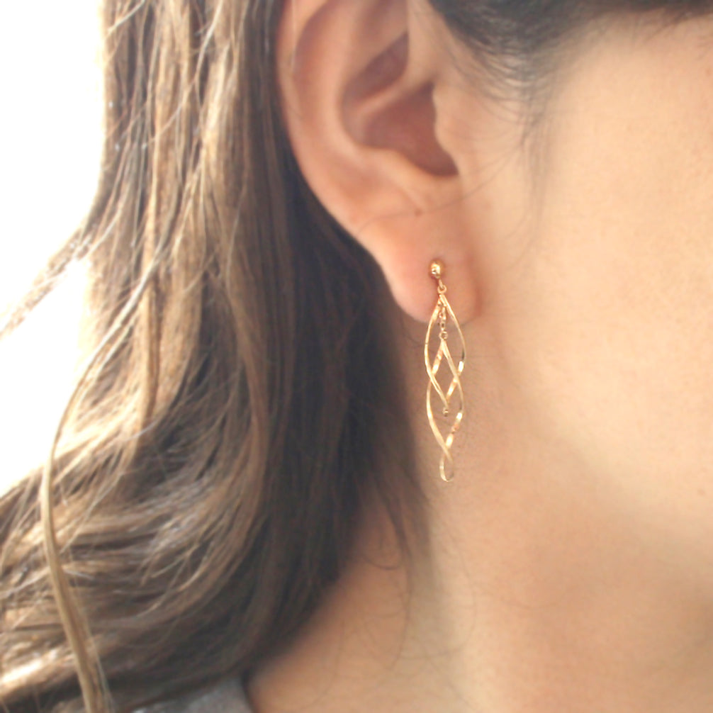 K18イヤリング《ZH10106-YG》