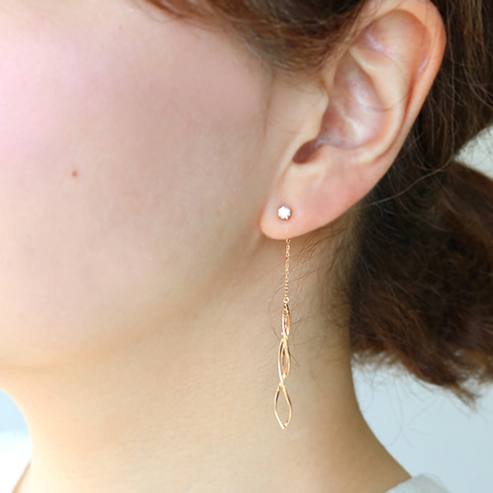 K18ピアスキャッチ《ZH10107-PG》