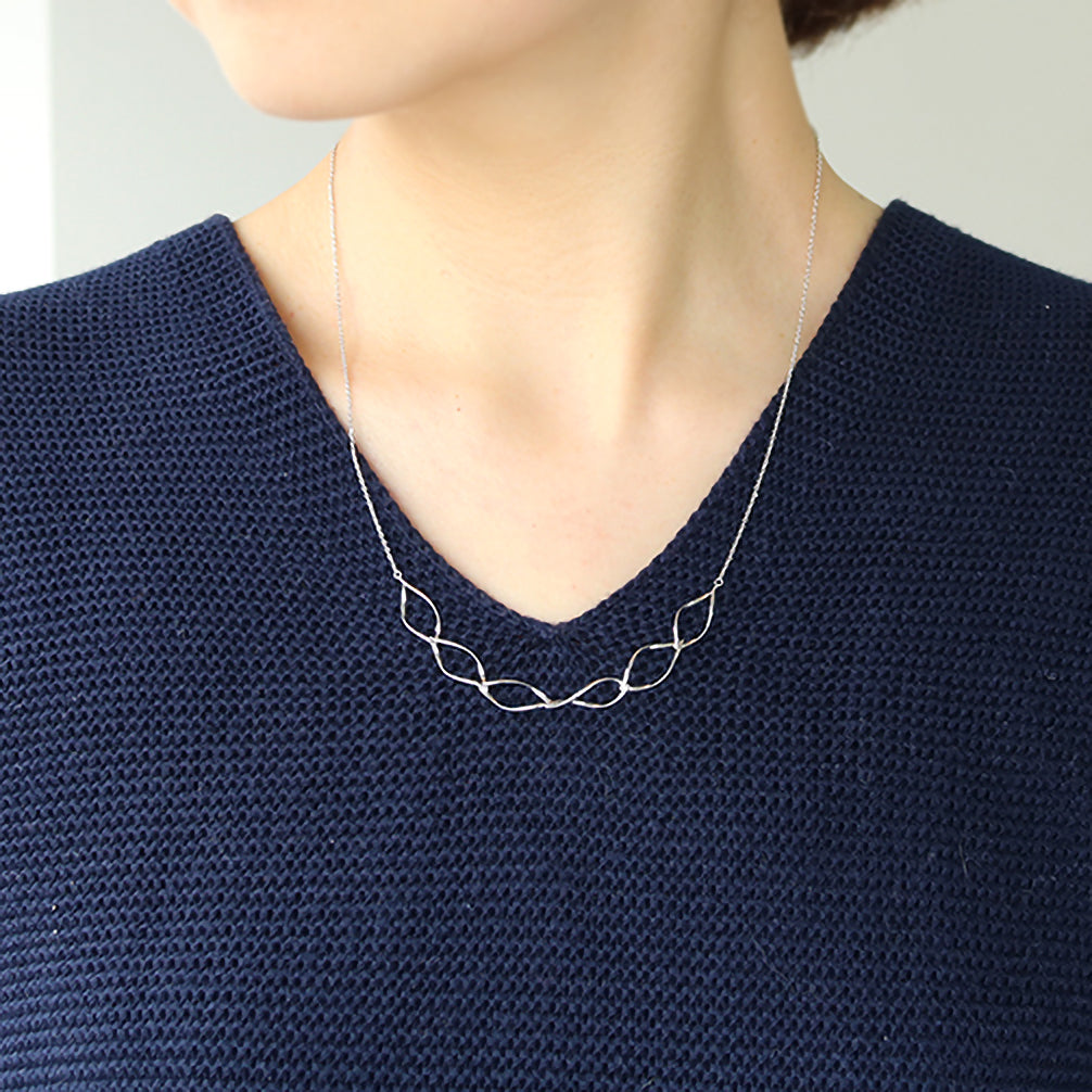 K14/K18ネックレス《ZH10108-WG》