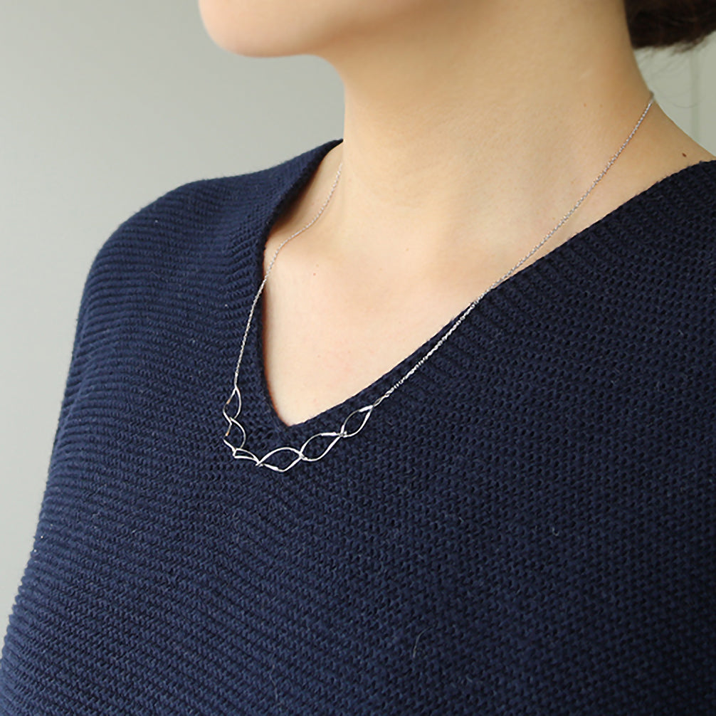 K14/K18ネックレス《ZH10108-WG》