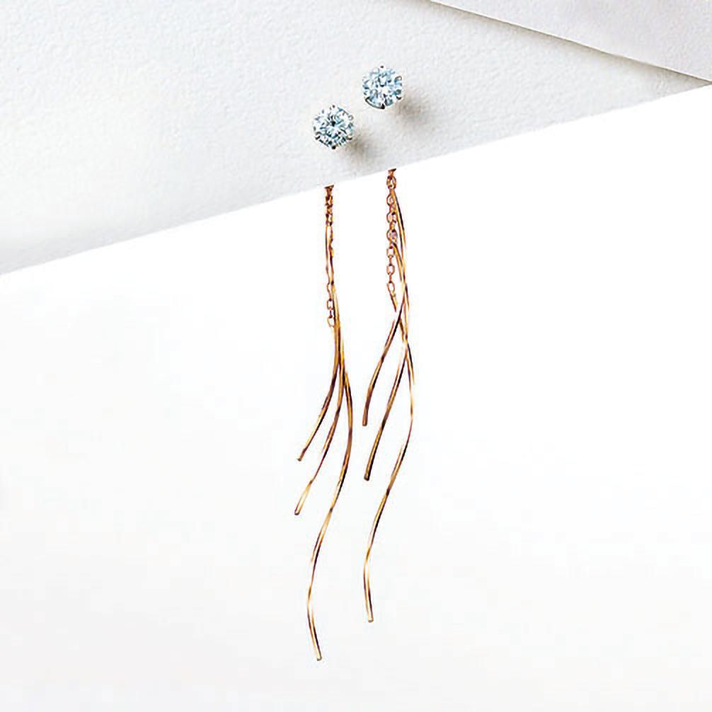 K18ピアスキャッチ《ZH10113-PG》