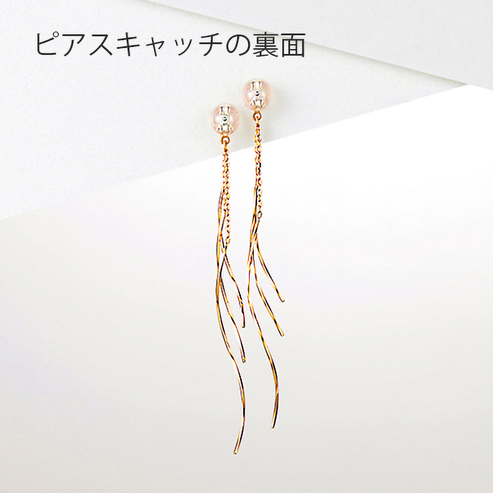 K18ピアスキャッチ《ZH10113-PG》