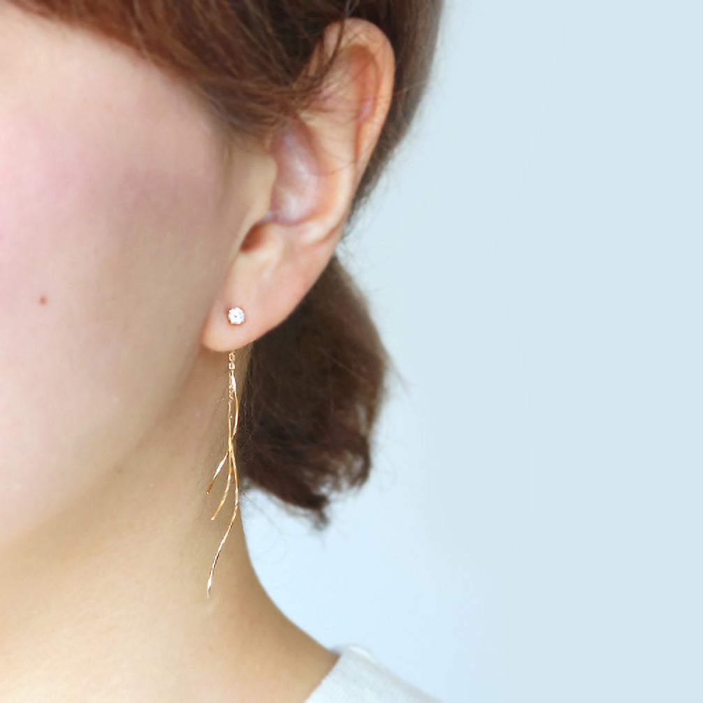 K18ピアスキャッチ《ZH10113-PG》