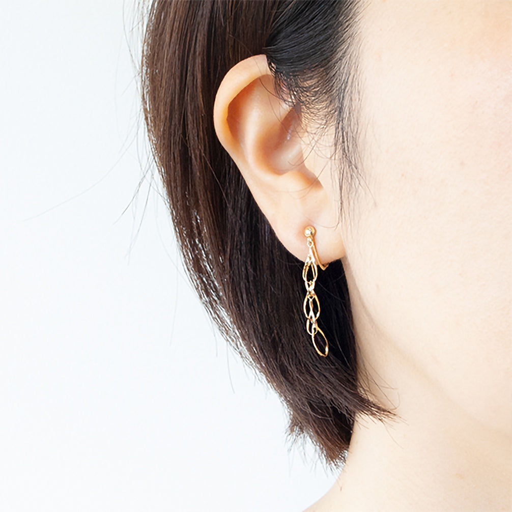 K18イヤリング《ZH10124-YG》