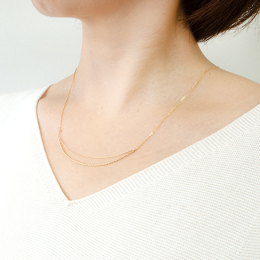 K18ネックレス《ZH10138-YG》