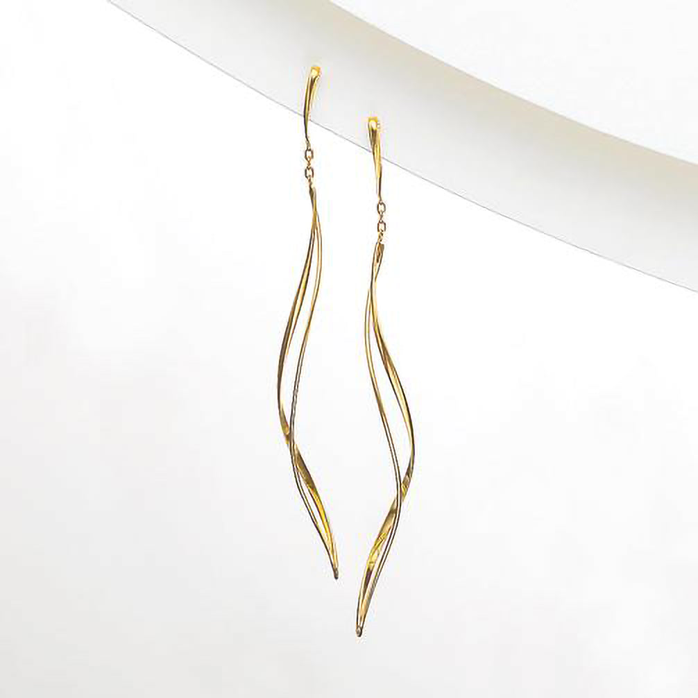 K18ピアス《ZH10139-YG》