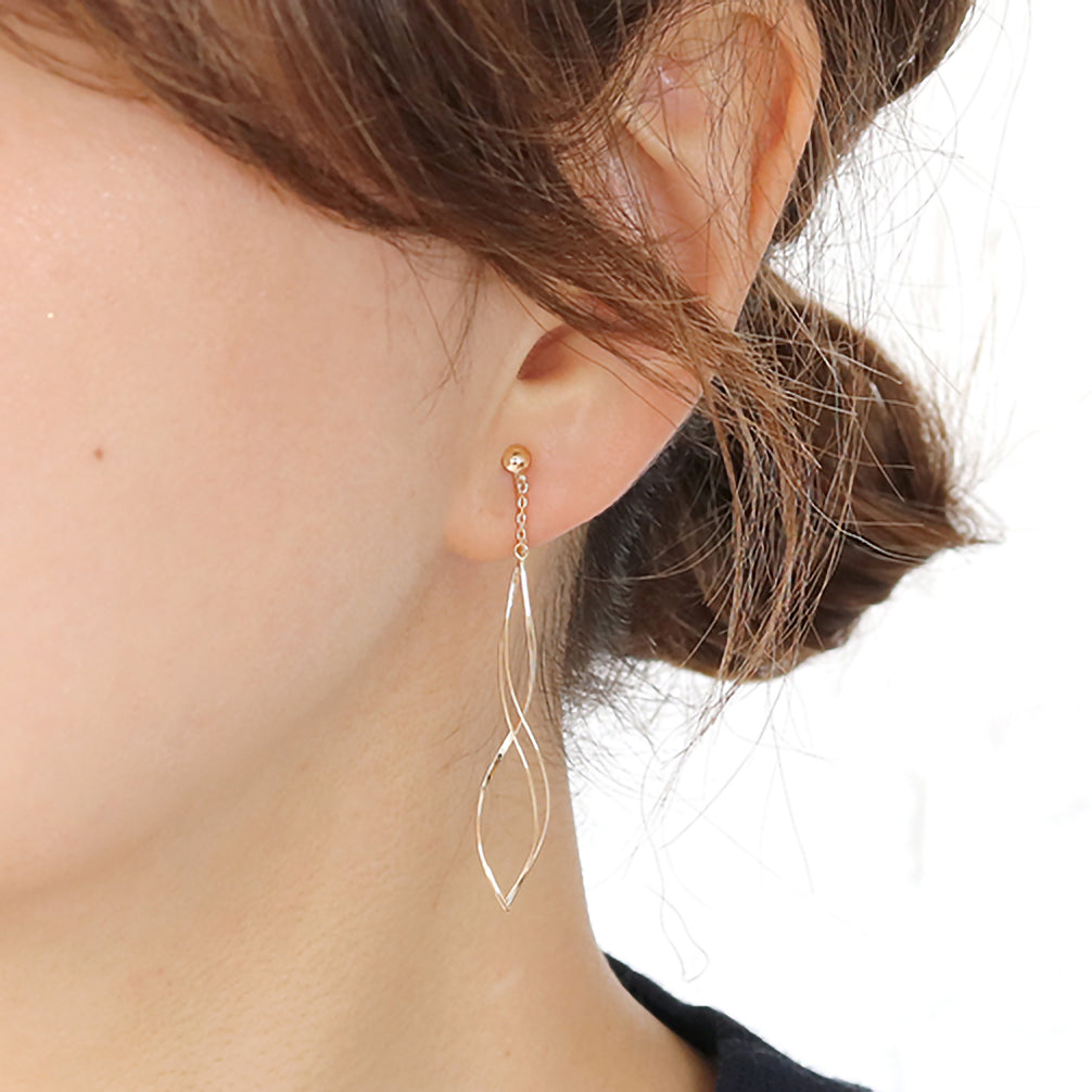 K18イヤリング《ZH10140-YG》