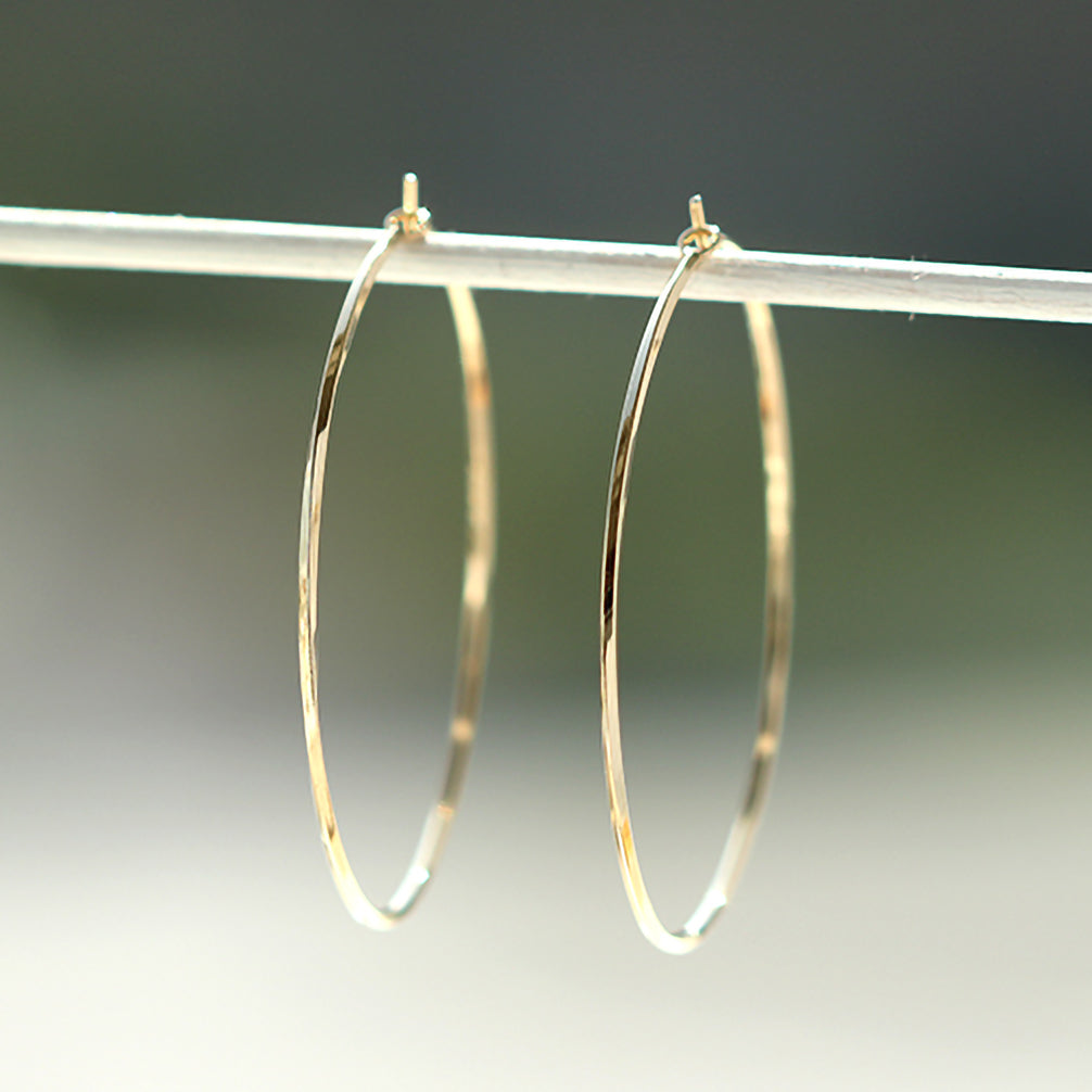 K18ピアス(フープ)《ZH10160-YG》