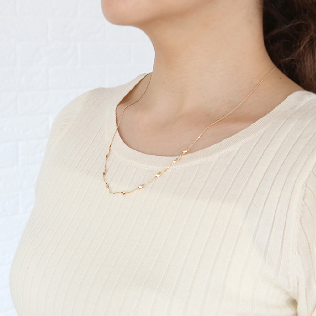 K18ネックレス《ZH10171-YG》