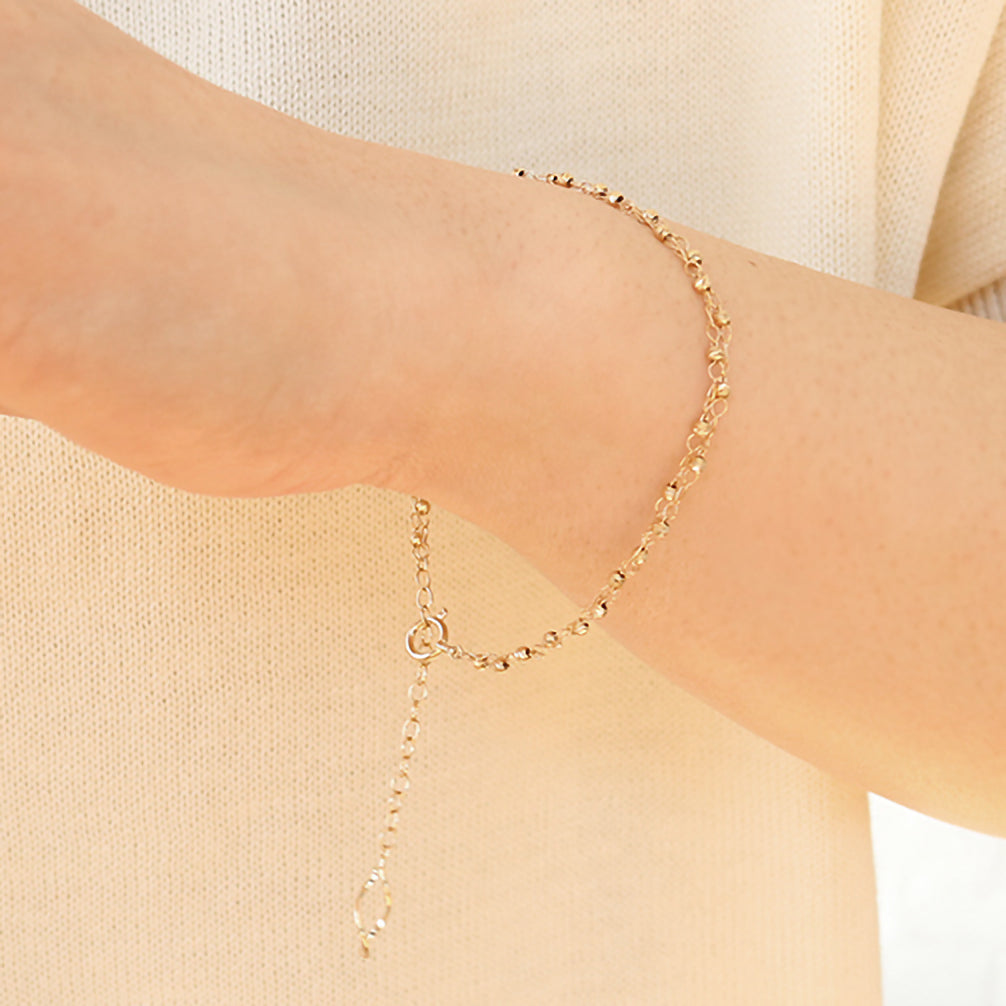 K18ブレスレット《ZH10185-YG》