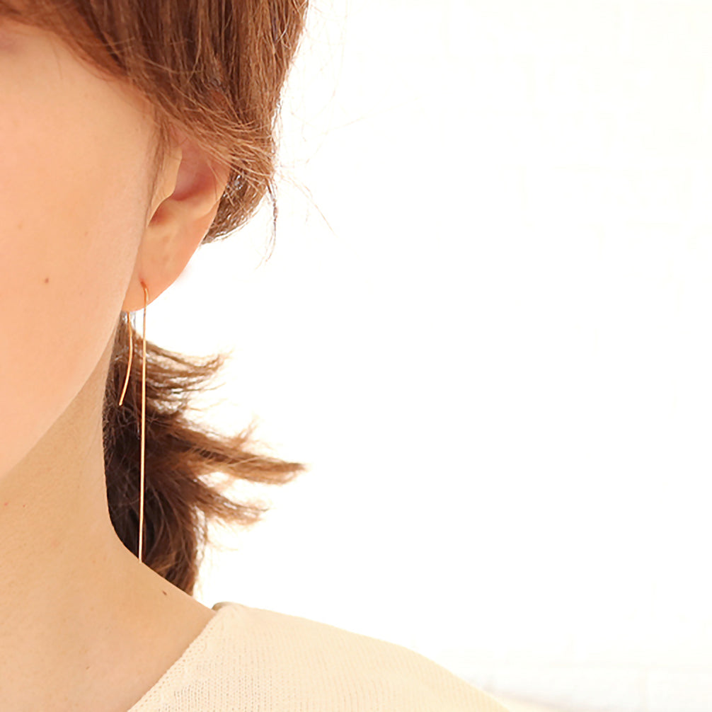 K18ピアス《ZH10187-PG》