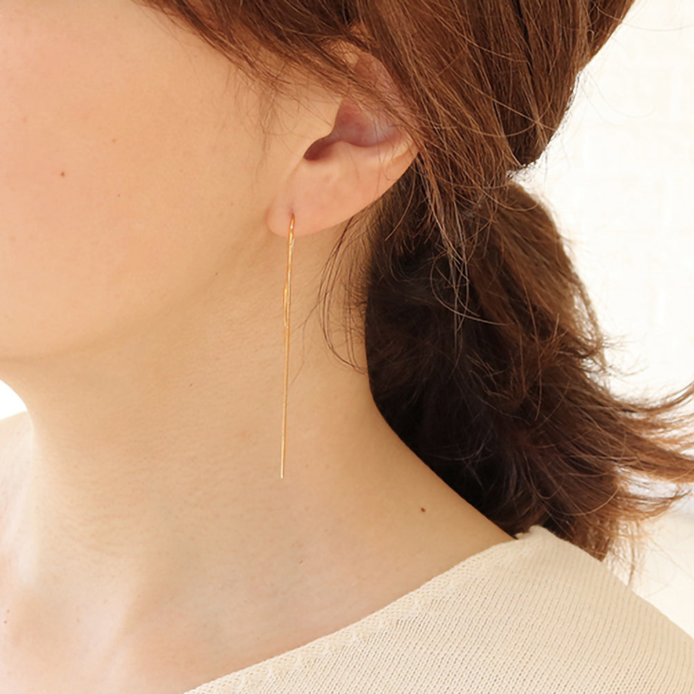 K18ピアス《ZH10187-PG》