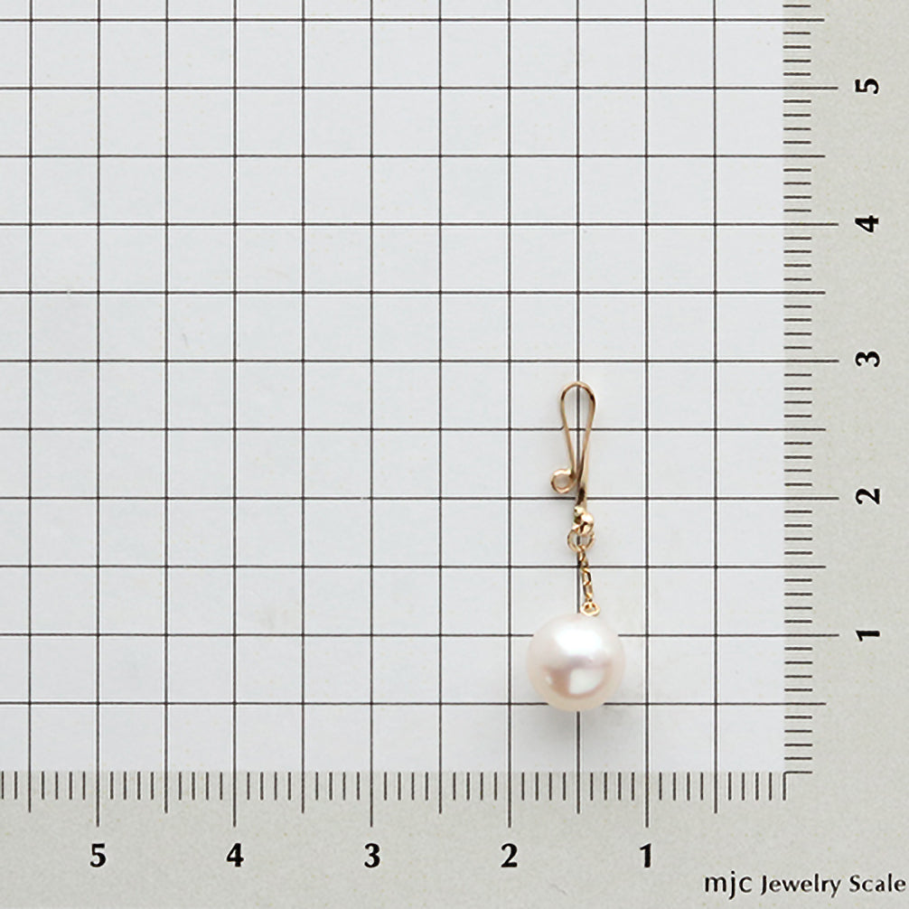 パール K10マスクチャーム(アコヤ真珠/6月誕生石)《ZH10191-YG》