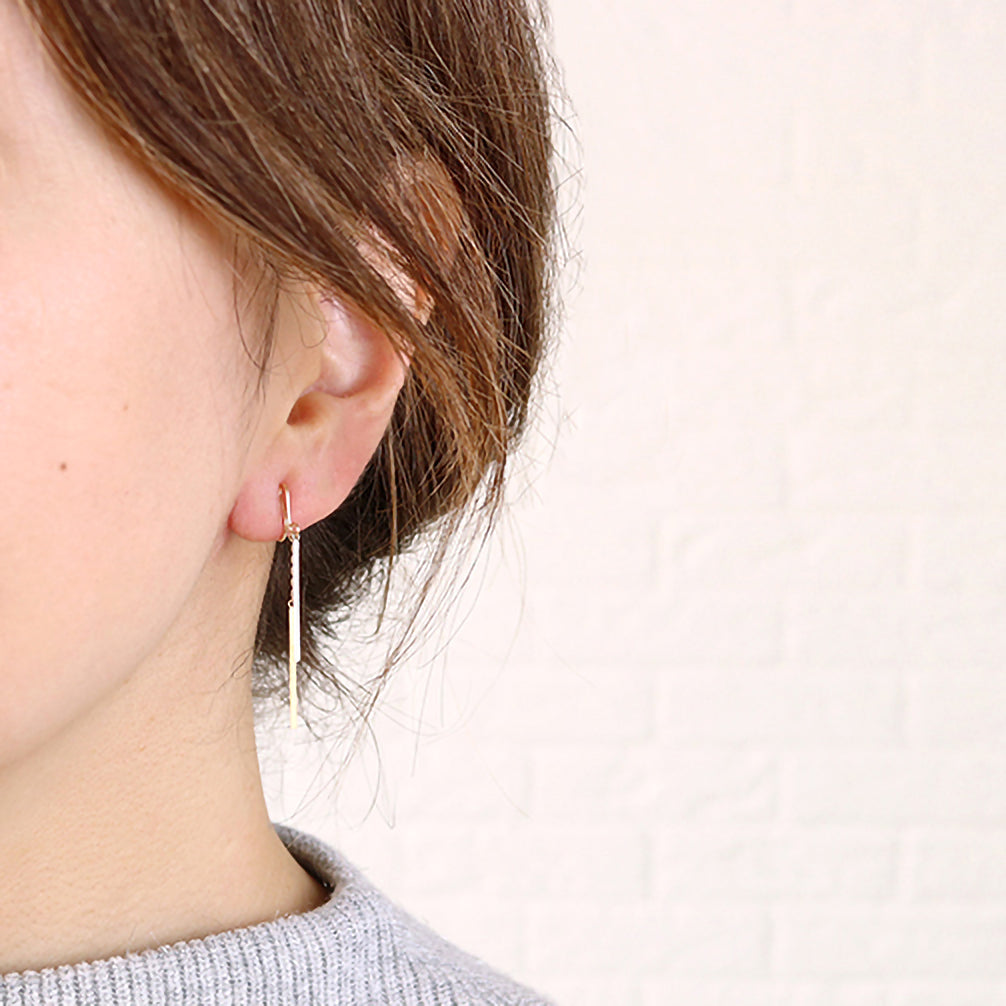 K18イヤリング《ZH10199-YG》