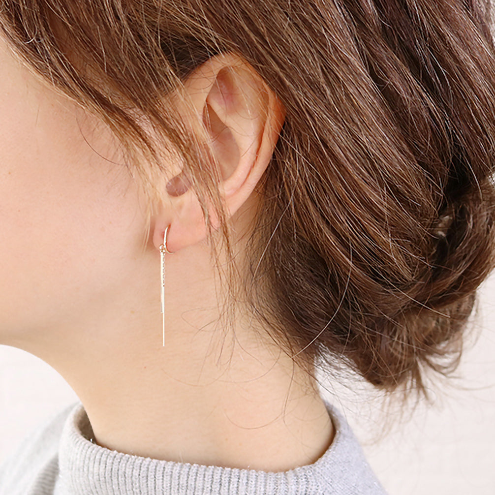 K18イヤリング《ZH10199-YG》