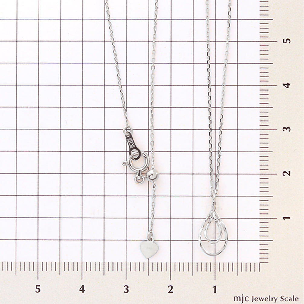 K14/K18ネックレス《ZH10202-WG》)