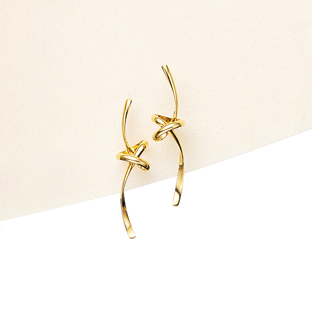 K18ピアス《ZH10206-YG》