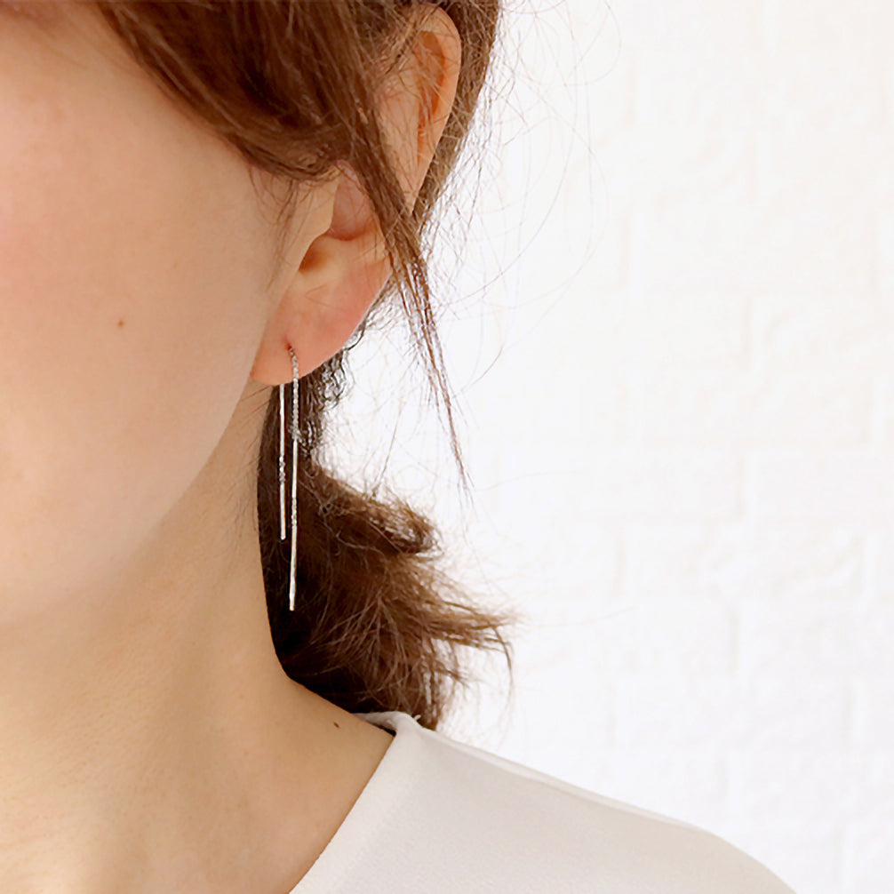 K14ピアス《ZH10207-WG》