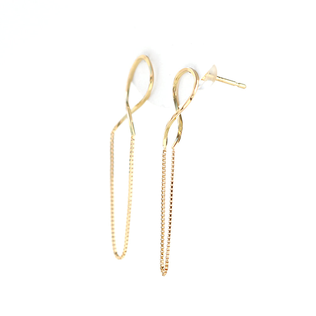 K18ピアス《ZH10212-YG》