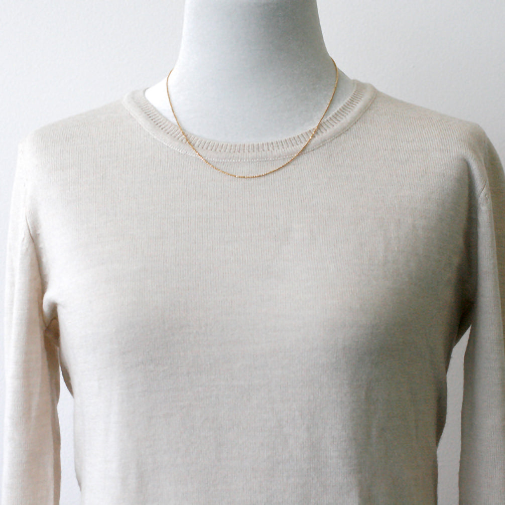 K18チェーン(イエローゴールド/カットボール/幅1.2mm/45cm/フリーアジャスター)《WNKY3743》