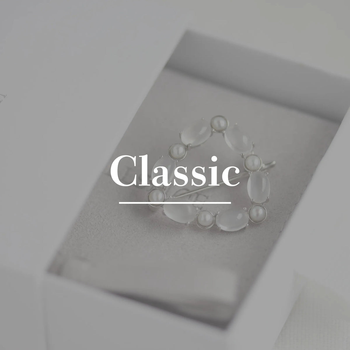 オパール シルバーブローチ(Classic/サークル/パッチワーク)《M0150005》