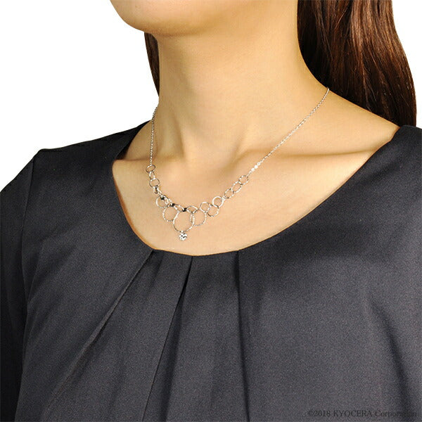 K18ネックレス(サークルモチーフ/サークル)《BNKY9922》