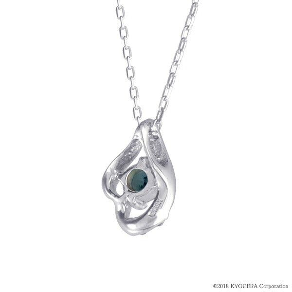 アレキサンドライト/ダイヤモンド K10ネックレス(クレサンベール/6月誕生石)《BPDA7960》
