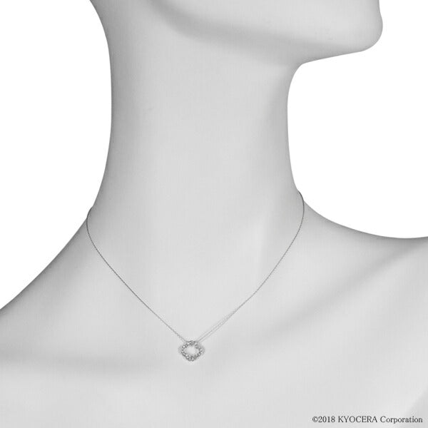 ダイヤモンド プラチナネックレス(計0.2カラット/クローバーモチーフ/4月誕生石)《BPDD3070W》