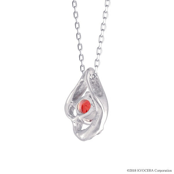 パパラチアサファイア/ダイヤモンド K10ネックレス(クレサンベール/9月誕生石)《BPDP7960》