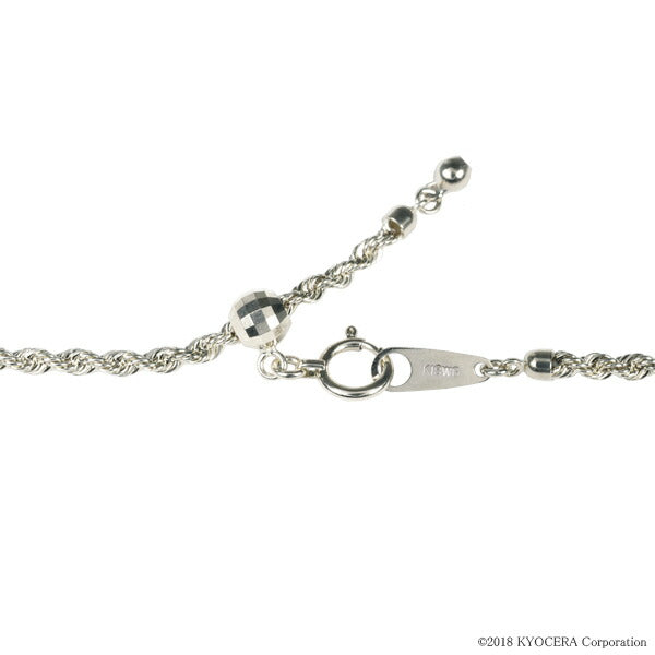 K18ネックレス(パイプロープ/80cm/中空)《JNKY1157》