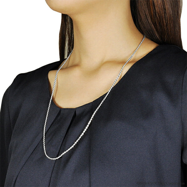 K18ネックレス(パイプロープ/60cm/中空)《JNKY1159》