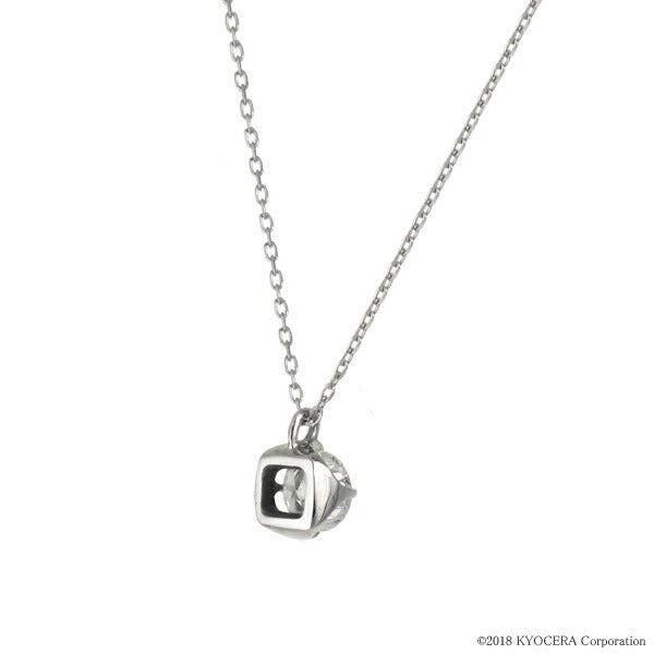 ダイヤモンド PTネックレス(0.2カラット/一粒/4月誕生石)《JPDD1146》