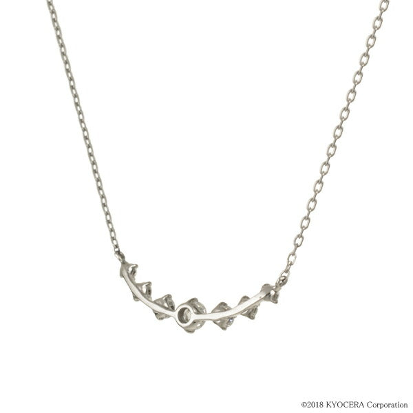 ダイヤモンド PTネックレス(計0.14カラット/ライン/4月誕生石)《JPDD1147》