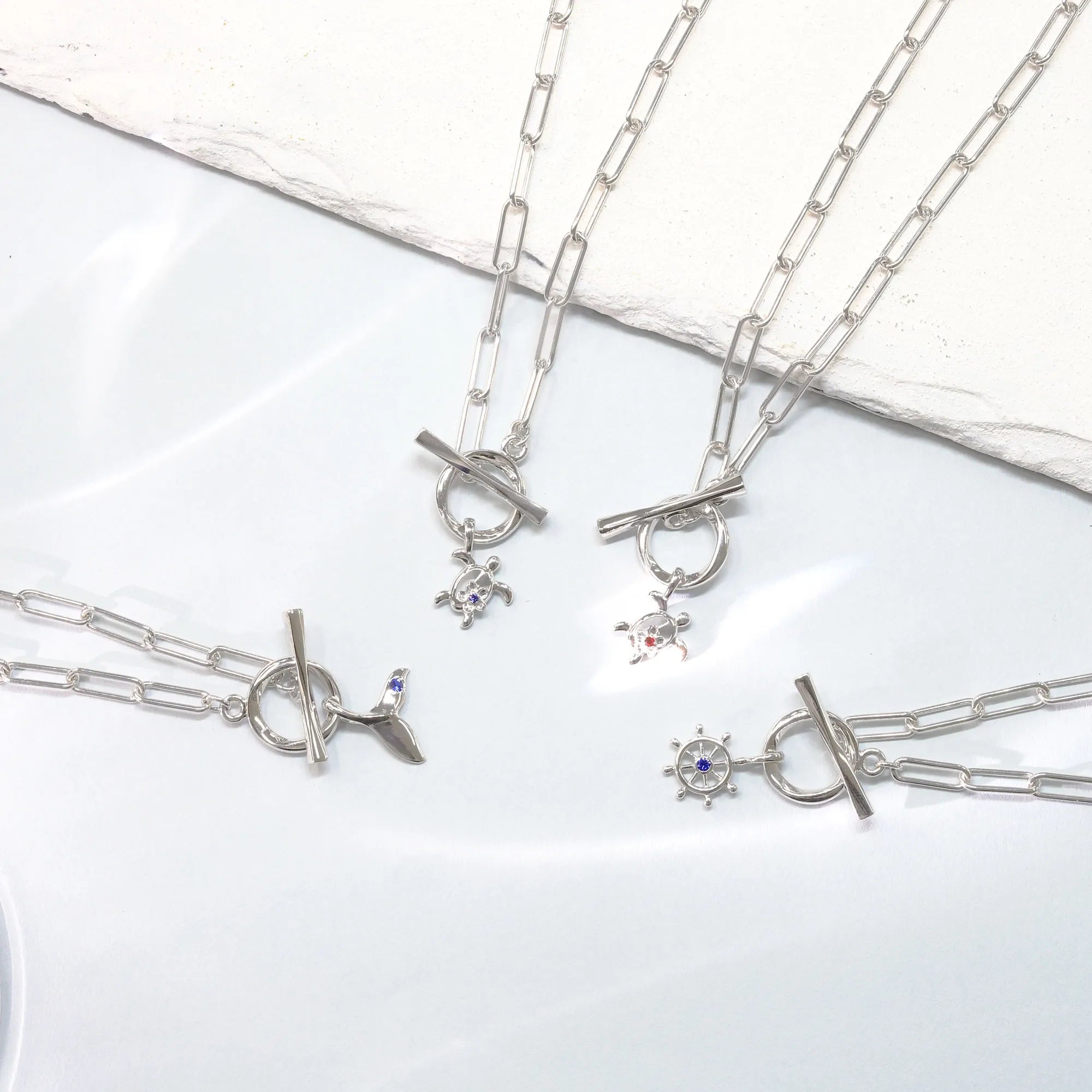 ブルーサファイア SVネックレス(クレサンベール/モンプレジール/ホエールテール)《WPDS4289》