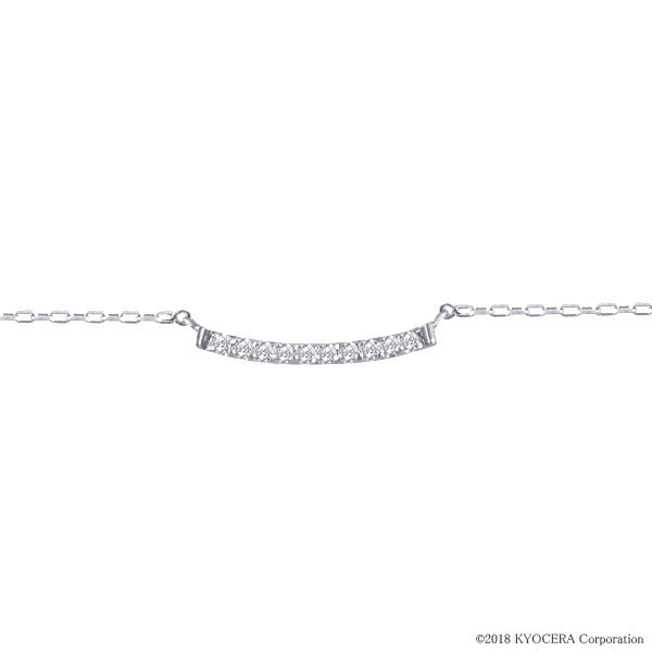 ダイヤモンド K18ブレスレット(ライン/4月誕生石)《WBCD2989》