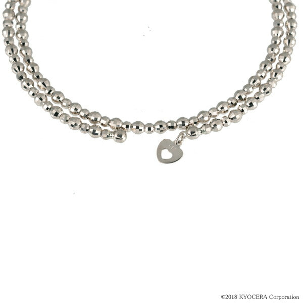K18ブレスレット(カットボール/フリーサイズ/形状記憶)《WBCY3772》