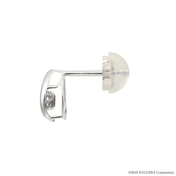 アレキサンドライト K18ピアス(クレサンベール/ダンシングストーン/雫モチーフ/パールキャッチ/6月誕生石)《WEPA2719》