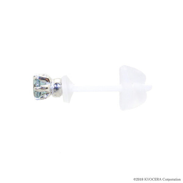 アレキサンドライト K10セラミックピアス(クレサンベール/6本爪/Birthday/6月誕生石)《WEPA2950》