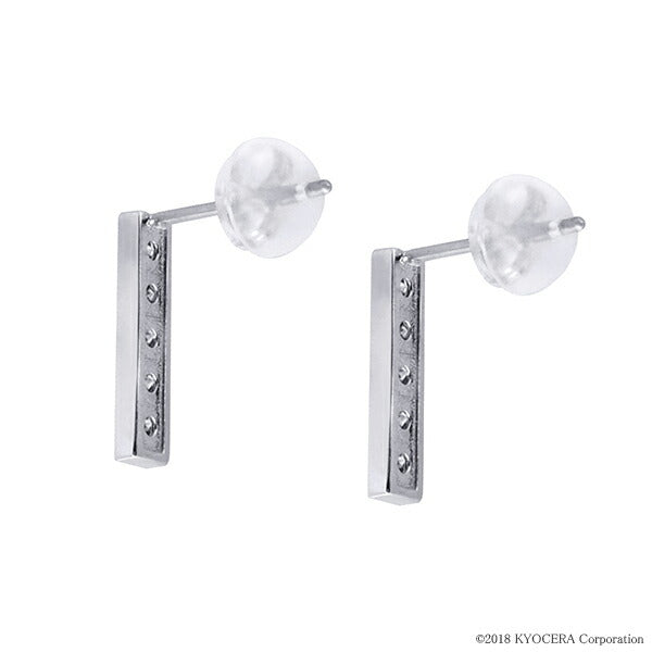 ダイヤモンド K18ピアス(計0.2カラット/ライン/4月誕生石)《WEPD3273》