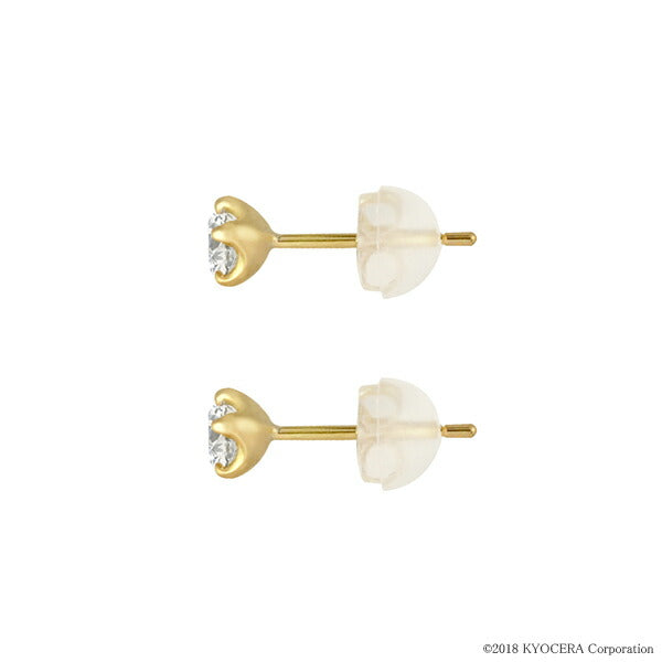 ダイヤモンド K18ピアス(計0.26カラット/FカラーUP/VS2UP/EXCELLENT/スタッド/4月誕生石)《WEPD3374》