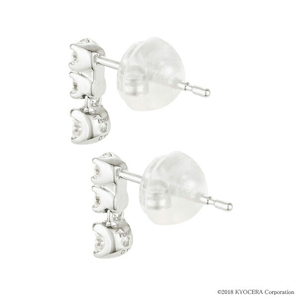 ダイヤモンド プラチナピアス(計0.26カラット/H&C/スタッド/4月誕生石)《WEPD3620》