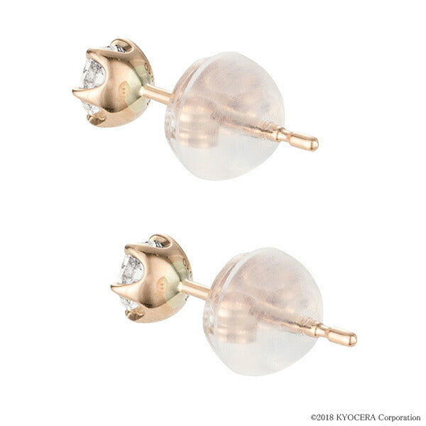 ダイヤモンド K18ピアス(計0.2カラット/H&C/スタッド/4月誕生石)《WEPD3634》