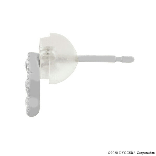 ダイヤモンド PTピアス(計0.1カラット/ローズカット/フラワーモチーフ/4月誕生石)《WEPD3700》