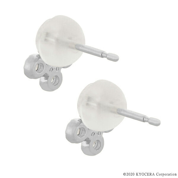 ダイヤモンド PTピアス(計0.1カラット/ローズカット/フラワーモチーフ/4月誕生石)《WEPD3700》