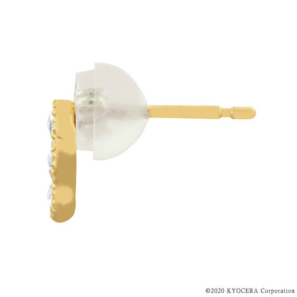 ダイヤモンド K18ピアス(計0.2カラット/ローズカット/フラワーモチーフ/4月誕生石)《WEPD3717》