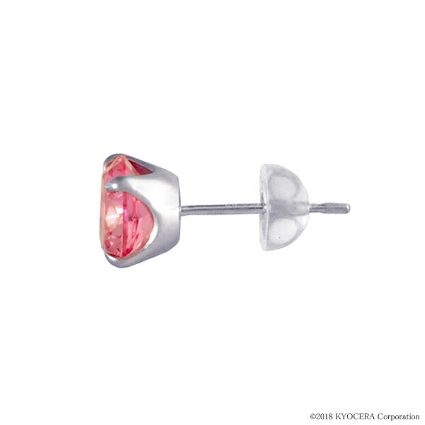 パパラチアサファイア プラチナピアス(クレサンベール/1カラットUP/ラウンドブリリアント/スタッド/9月誕生石)《WEPP3182》