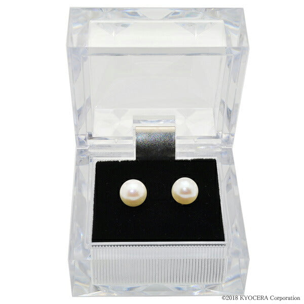 パール セラミックピアス(アコヤ真珠/7.0mm~7.5mm/スタッド/6月誕生石)《WEPQ2691》