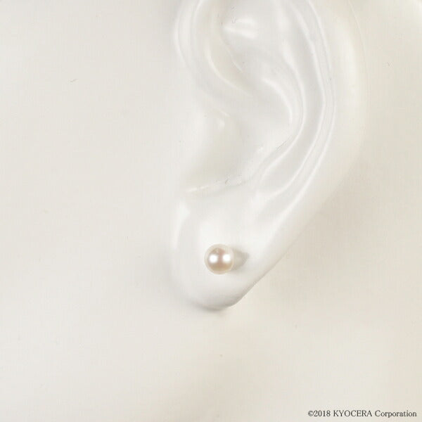 パール プラチナピアス(アコヤ真珠/5.0mm~5.5mm/スタッド/6月誕生石)《WEPQ3099》